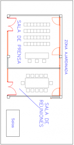 Sala de Prensa y Sala de Reuniones