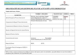 Organisation de plan d’urgence et évènements