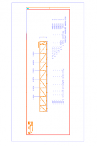 Diagram of trusses and permissible loads