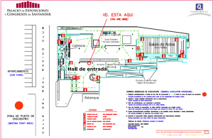 Esquema de evacuación Hall de Entrada